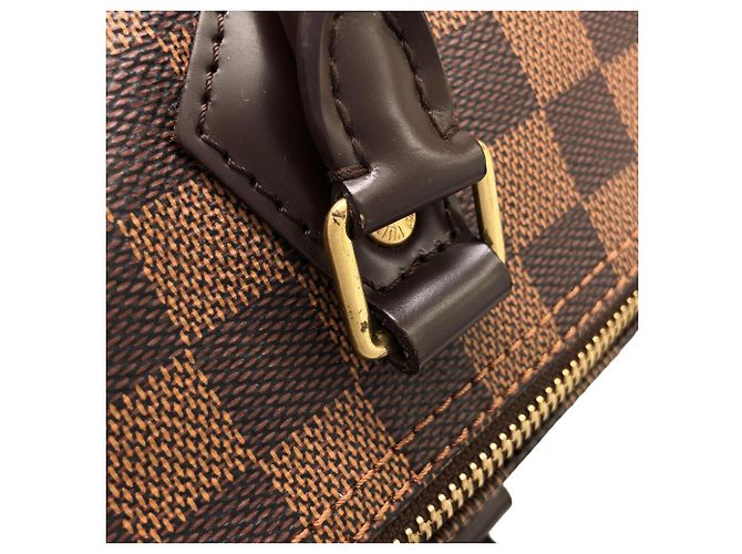Borsa Boston Louis Vuitton Damier Speedy Damier ebene - vista 4