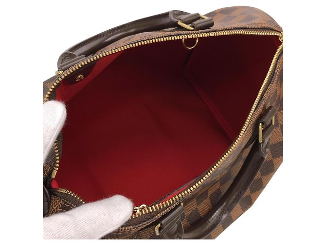 Borsa Boston Louis Vuitton Damier Speedy Damier ebene - vista 7