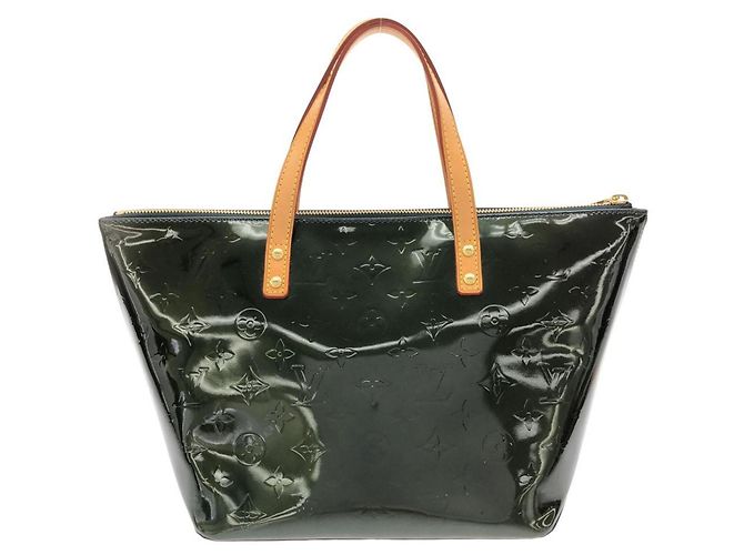 Borsa Louis Vuitton Vernis Bellevue PM Blu - vista 2