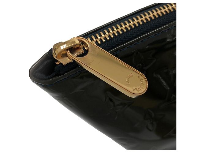 Borsa Louis Vuitton Vernis Bellevue PM Blu - vista 5