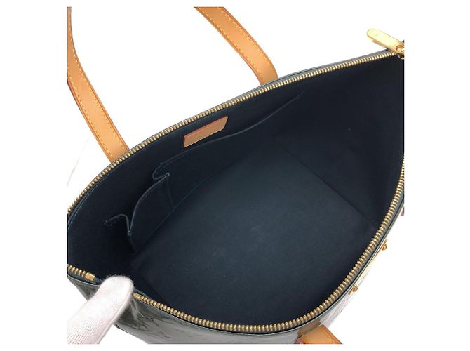 Borsa Louis Vuitton Vernis Bellevue PM Blu - vista 7