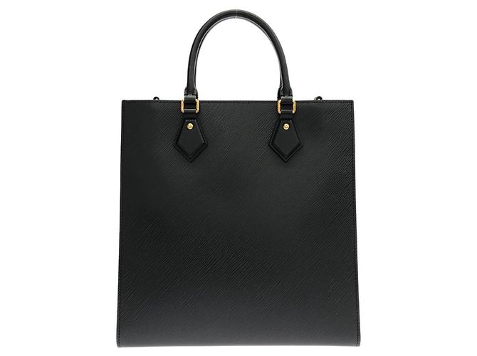 Handtasche Louis Vuitton Epi Sac Plat PM Schwarz - Ansicht 2