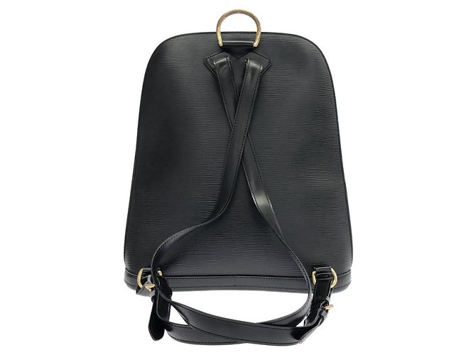 Zaino Louis Vuitton Epi Gobelin M52292 Nero - vista 2