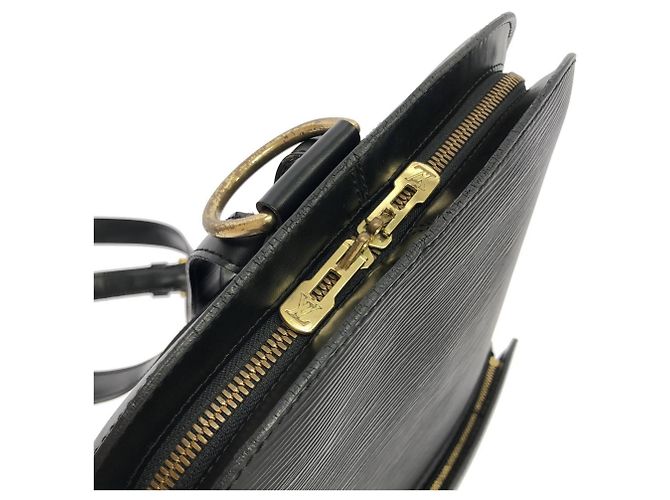 Zaino Louis Vuitton Epi Gobelin M52292 Nero - vista 5
