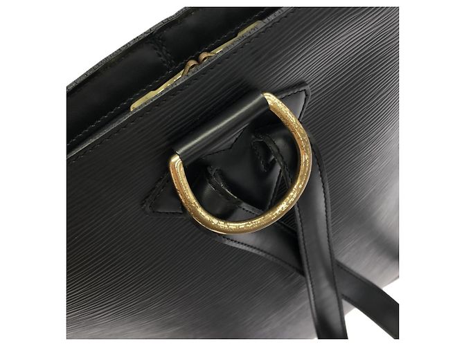 Zaino Louis Vuitton Epi Gobelin M52292 Nero - vista 6