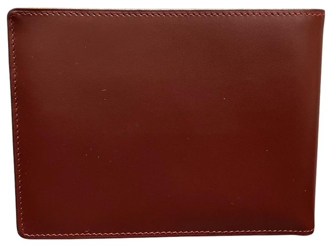 Portafoglio in pelle Bordeaux Cartier Bordò - vista 2