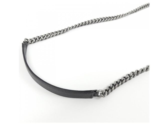 Chanel Boy Line AP1117 Black Chain Wallet Nero - vista 4