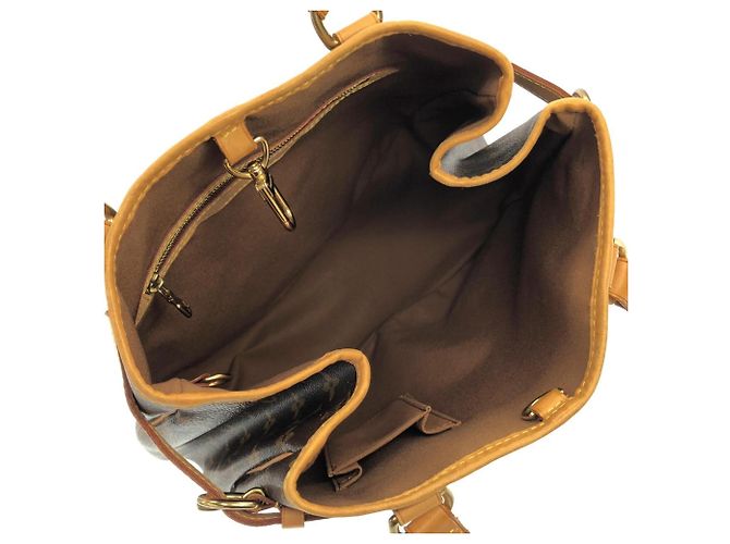 Borsa a tracolla verticale Louis Vuitton Monogram Batignolles Marrone - vista 6