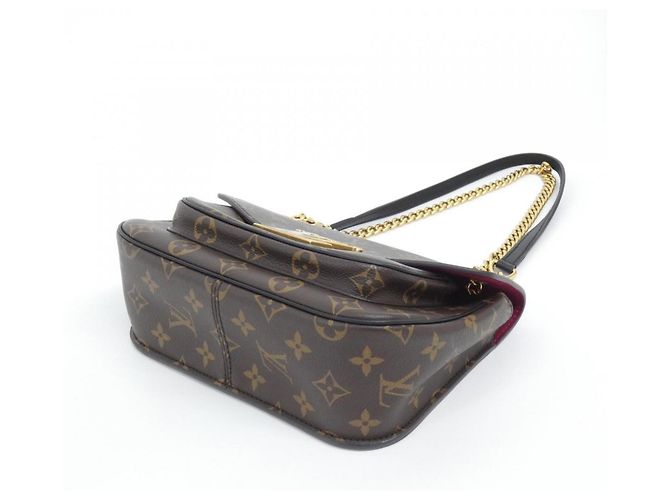 Borsa a Spalla Louis Vuitton Monogram Passy M45592 Marrone - vista 3