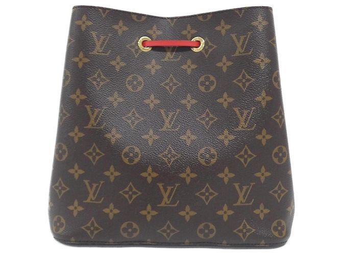 Néonoé Borsa a tracolla Louis Vuitton Monogram Neo Noe MM M44021 Marrone Rosso - vista 2