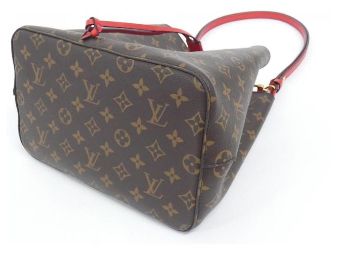 Néonoé Borsa a tracolla Louis Vuitton Monogram Neo Noe MM M44021 Marrone Rosso - vista 3