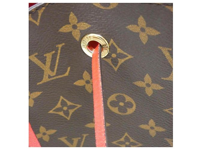 Néonoé Borsa a tracolla Louis Vuitton Monogram Neo Noe MM M44021 Marrone Rosso - vista 4
