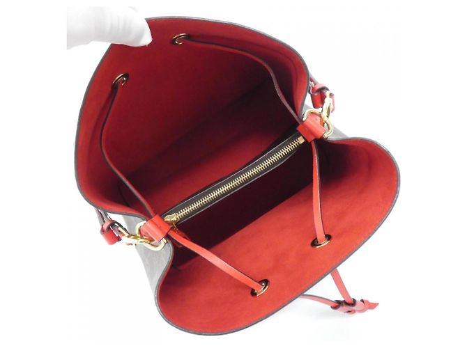 Néonoé Borsa a tracolla Louis Vuitton Monogram Neo Noe MM M44021 Marrone Rosso - vista 7