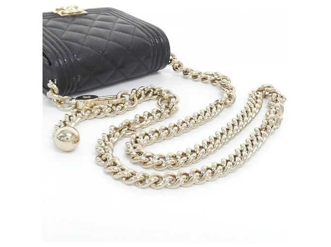 Riñonera Chanel Boy Line AP2302 Negro - vista 6