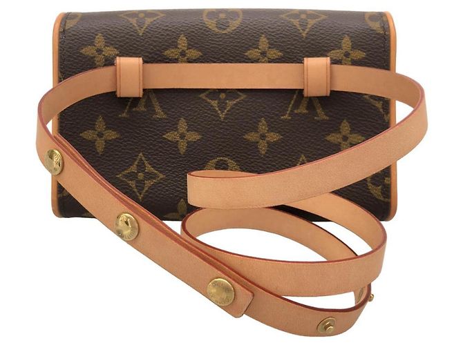 Pochette Florentine Monogram Louis Vuitton Vita Marrone - vista 2
