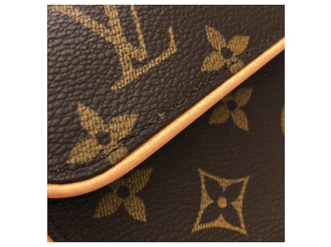 Pochette Florentine Monogram Louis Vuitton Vita Marrone - vista 5