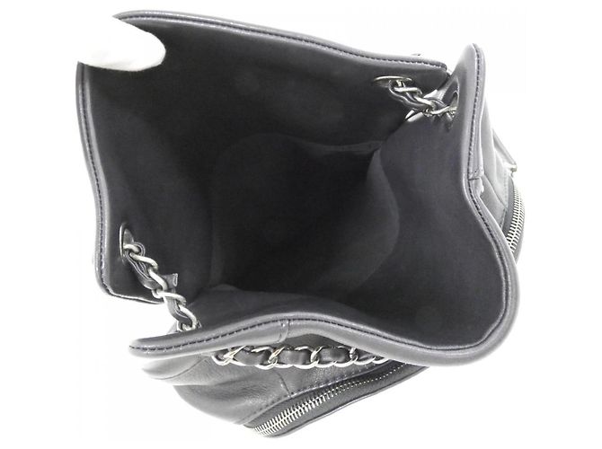 Zaino Chanel in pelle nera Nero - vista 9