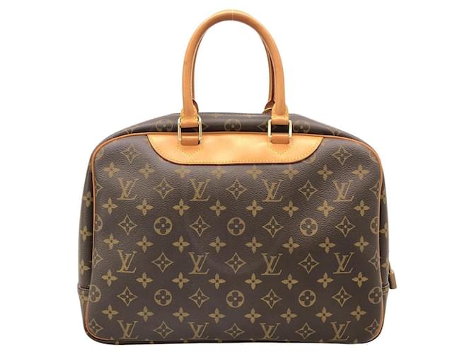 Borsa Louis Vuitton Monogram Bowling Vanity Marrone - vista 2