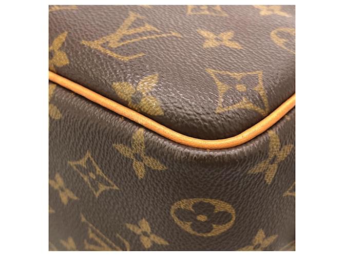 Borsa Louis Vuitton Monogram Bowling Vanity Marrone - vista 3
