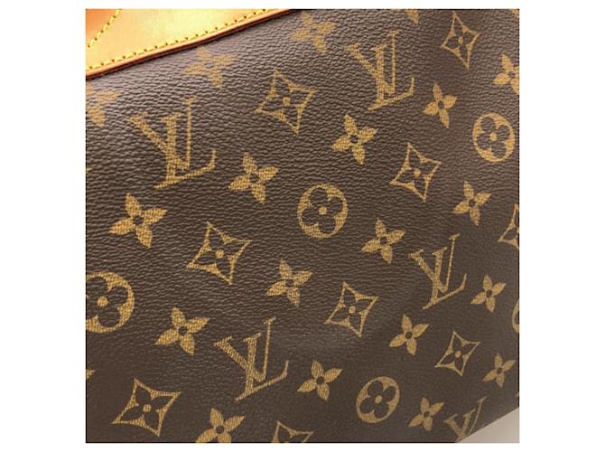 Borsa Louis Vuitton Monogram Bowling Vanity Marrone - vista 4
