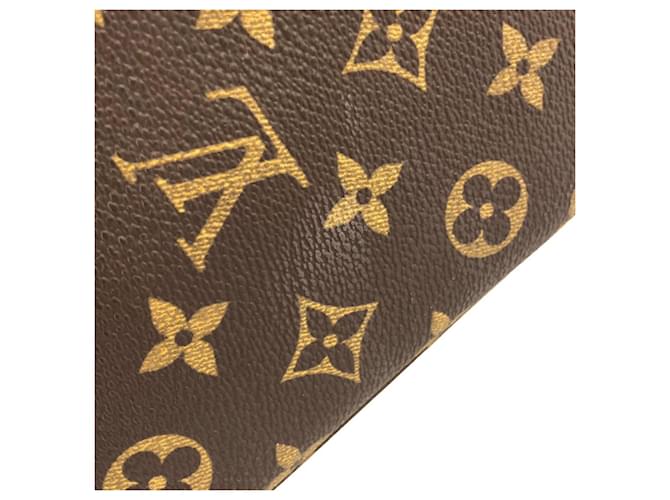 Borsa Louis Vuitton Monogram Bowling Vanity Marrone - vista 5