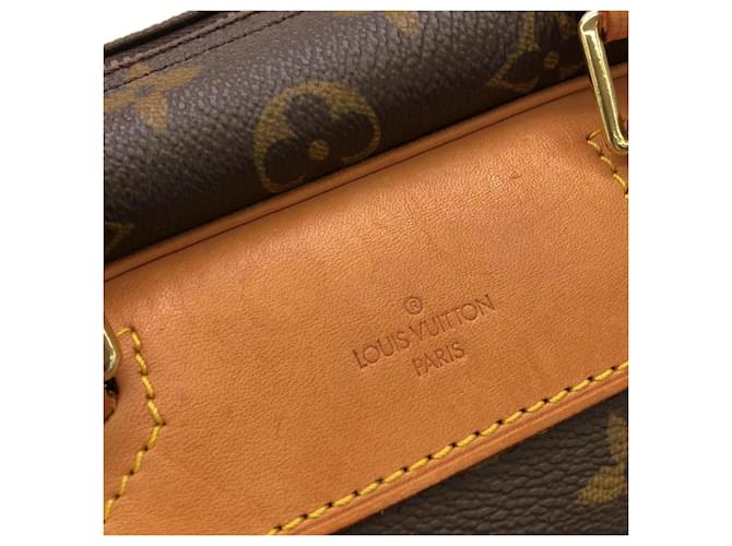Borsa Louis Vuitton Monogram Bowling Vanity Marrone - vista 6