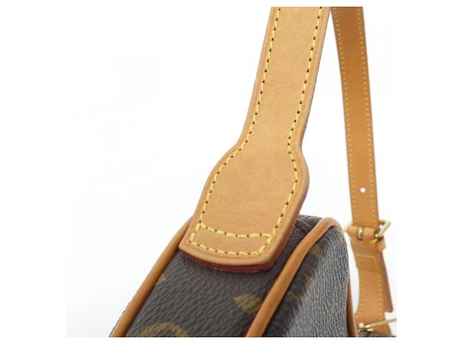 Borsa a tracolla Louis Vuitton Monogram Pochette Croissant Marrone - vista 3