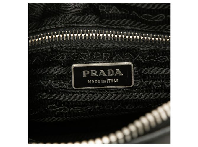 Prada Black Tessuto Top Handle Bag - view 5