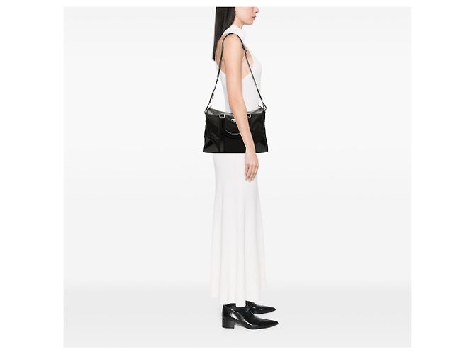 Prada Black Tessuto Top Handle Bag - view 6