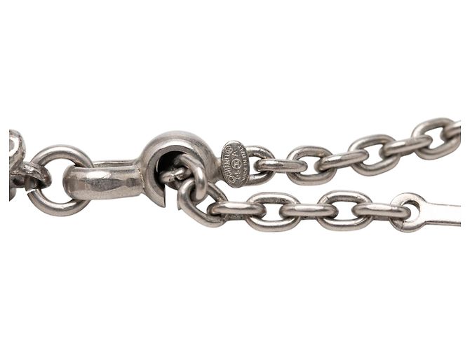 Portachiavi e charm per borsa Chanel Silver CC in ottone con coniglio Argento - vista 4