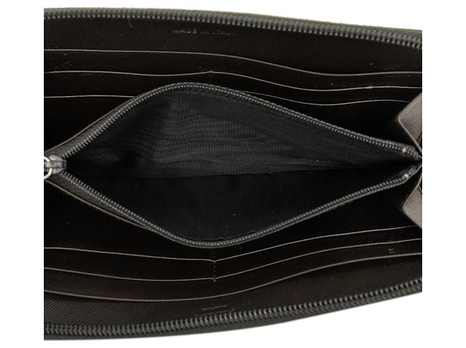 Cartera Zip Around Prada Green Tessuto Verde Verde oscuro - vista 4