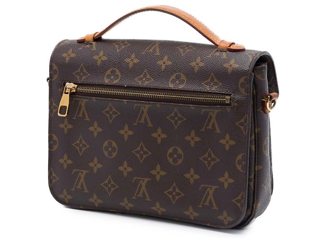 Louis Vuitton Marrone Monogram Pochette Metis - vista 2
