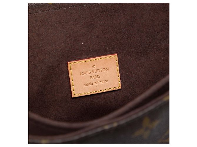 Louis Vuitton Marrone Monogram Pochette Metis - vista 5