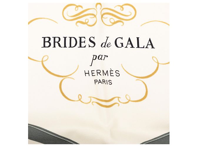 Hermès Seidentuch White Brides de Gala 90 Pink - Ansicht 3