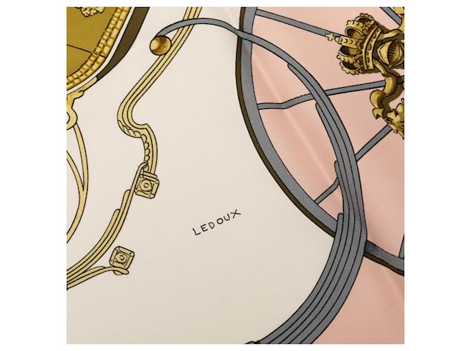 Sciarpa in seta Hermès Pink Springs 90 - vista 8