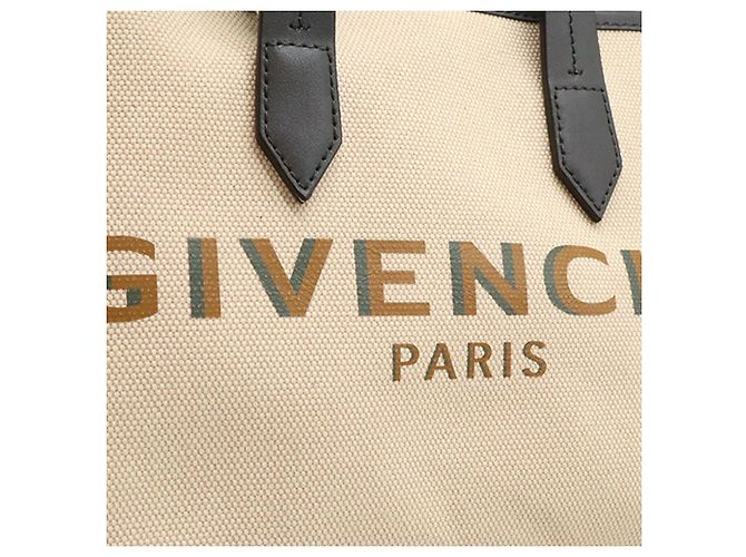 Givenchy Mini Canvas Bond Satchel Beige Anthrazitgrau - Ansicht 4