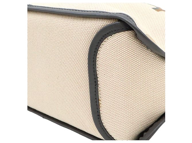 Givenchy Mini Canvas Bond Satchel Beige Anthrazitgrau - Ansicht 6