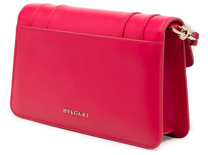 Bulgari Borsa a tracolla Serpenti Forever East West in pelle di vitello rosa Bvlgari - vista 2