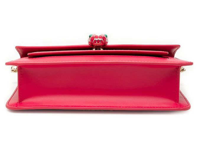 Bulgari Borsa a tracolla Serpenti Forever East West in pelle di vitello rosa Bvlgari - vista 3