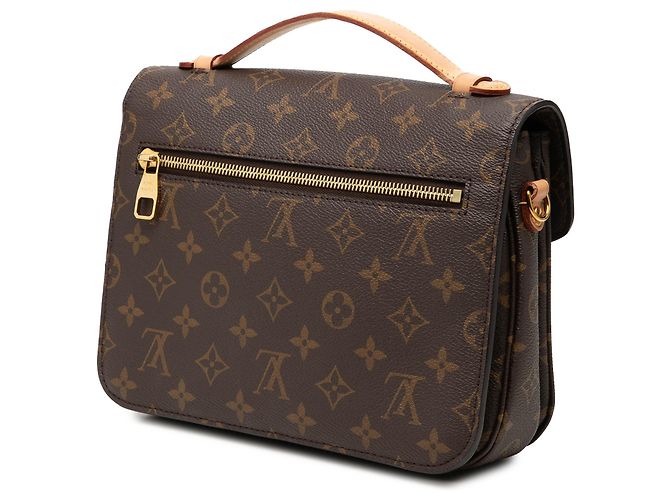 Louis Vuitton Marrón Monogram Pochette Metis Castaño - vista 2