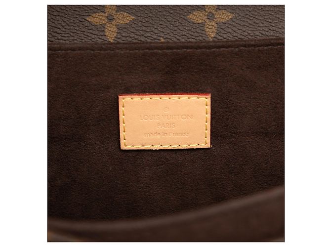 Louis Vuitton Marrón Monogram Pochette Metis Castaño - vista 5