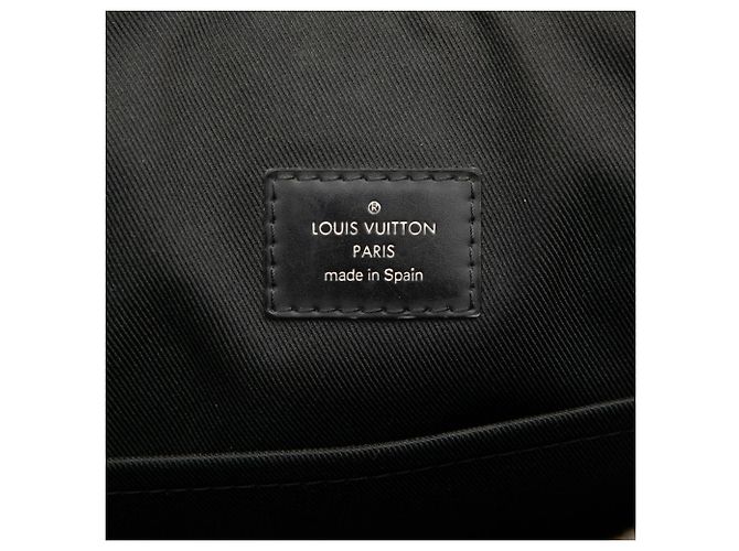 Louis Vuitton Black Damier Graphite Dayton Reporter MM Nero - vista 5