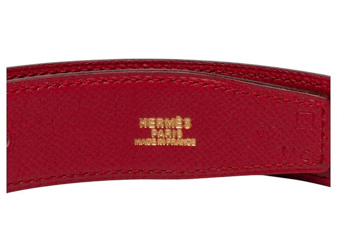 Cintura reversibile Hermès Constance H in Epsom nero e Box Calf - vista 4
