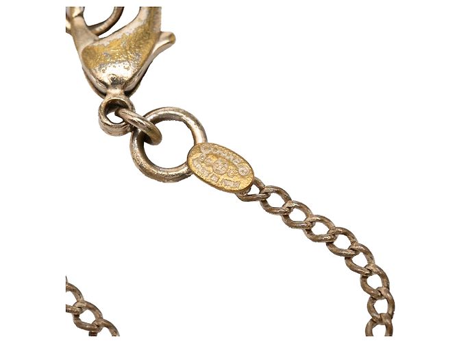 Bracciale Charm Chanel 31 Rue Cambon placcato oro e smalto CC Gold - vista 4