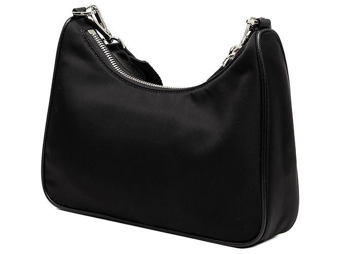 Borsa Prada Black Saffiano Trimmed Re Nylon Re Edition 2005 Nero - vista 2