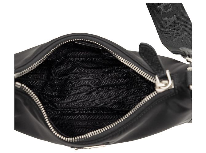 Borsa Prada Black Saffiano Trimmed Re Nylon Re Edition 2005 Nero - vista 4
