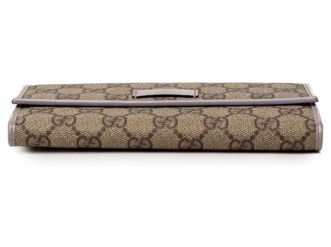 Cartera Continental Flap GG Supreme beige de Gucci - vista 3