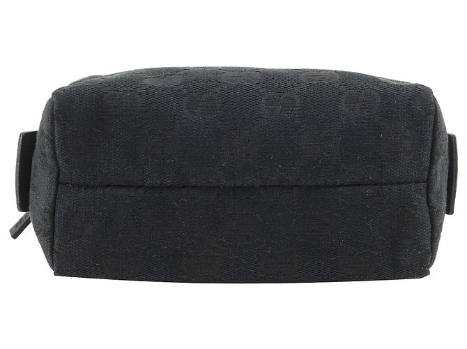 Pochette Gucci in tela GG nera Nero - vista 4