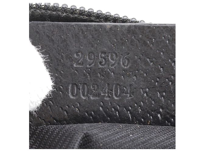 Pochette Gucci in tela GG nera Nero - vista 7