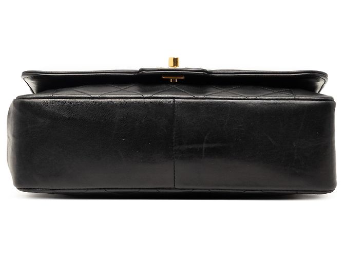 Chanel Black Medium Lambskin Diana Full Flap Nero - vista 3